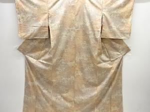 樹木模様織り出し西陣お召着物